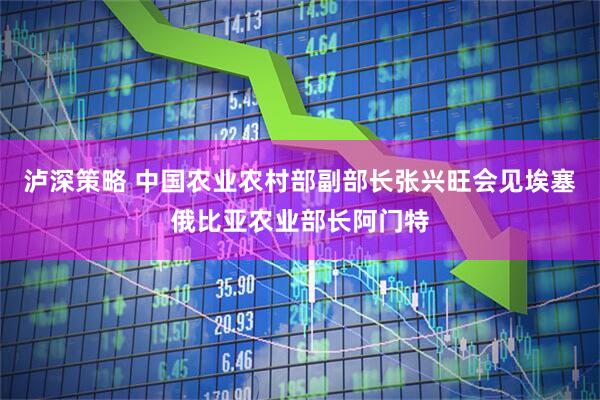 泸深策略 中国农业农村部副部长张兴旺会见埃塞俄比亚农业部长阿门特