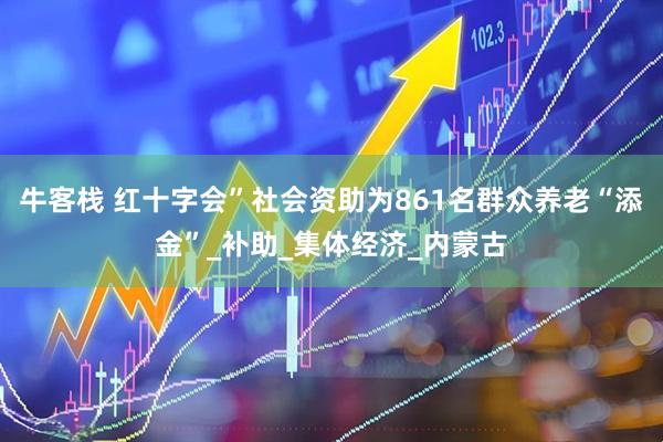 牛客栈 红十字会”社会资助为861名群众养老“添金”_补助_集体经济_内蒙古